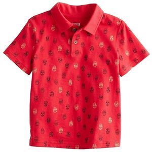 Jumping Beans Marvel Spider-Man Mask Allover Print Polo Shirt